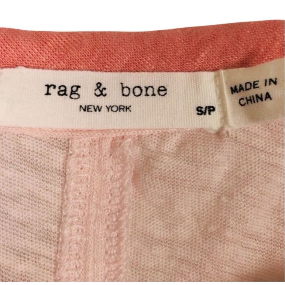 Rag & Bone Tops Tee 100% Linen View 4